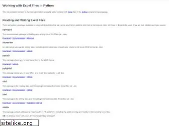 python-excel.org