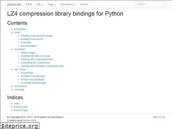 python-lz4.readthedocs.io