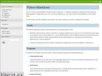 python-markdown.github.io