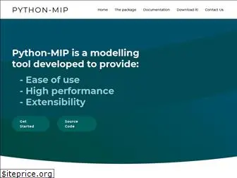 python-mip.com