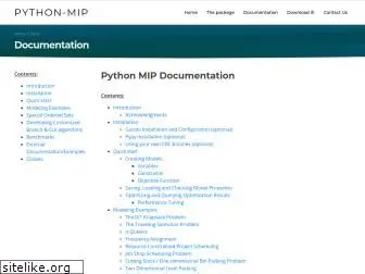 python-mip.readthedocs.io