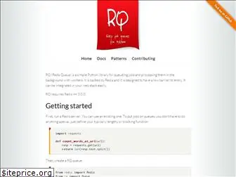 python-rq.org