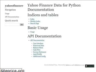 python-yahoofinance.readthedocs.io