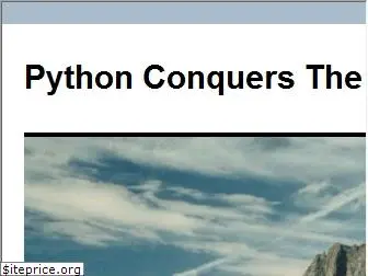 pythonconquerstheuniverse.wordpress.com