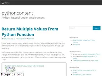 pythoncontent.com