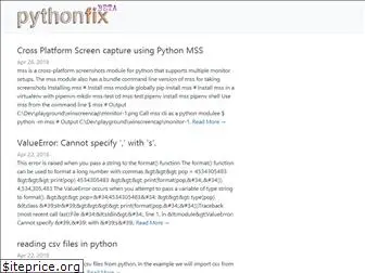 pythonfix.com