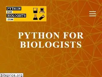 pythonforbiologists.com