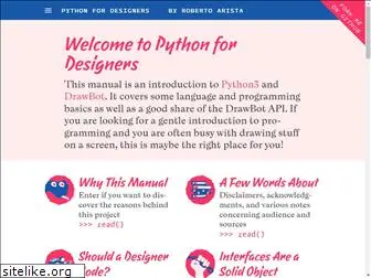 pythonfordesigners.com