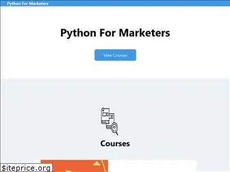 pythonformarketers.com