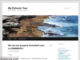 pythonicyear.com