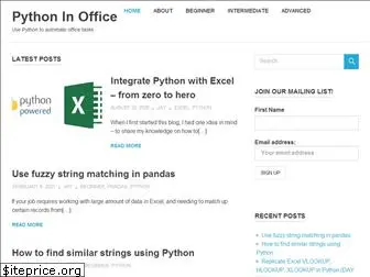 pythoninoffice.com