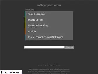 pythonopencv.com
