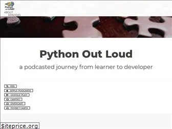 pythonoutloud.com