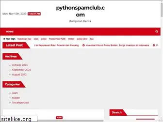 pythonspamclub.com