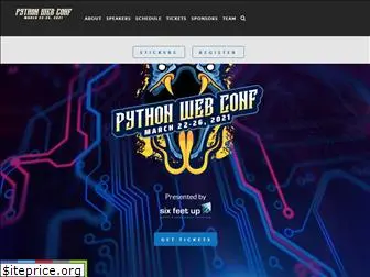 pythonwebconf.com