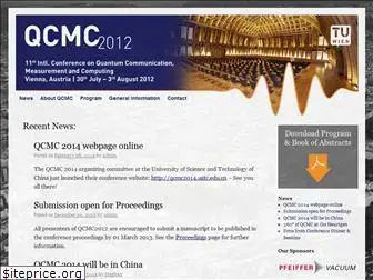qcmc2012.org