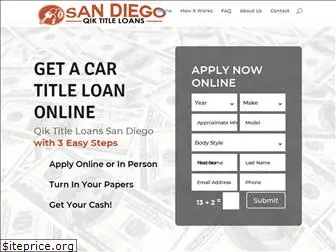 qiktitleloanssandiego.com