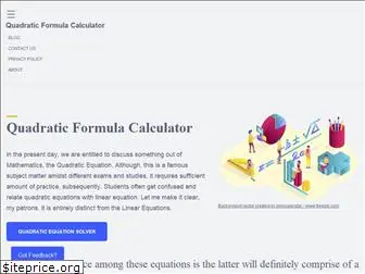 quadraticformulacalculator.net