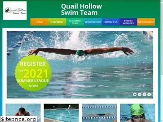 quailhollowswimteam.com