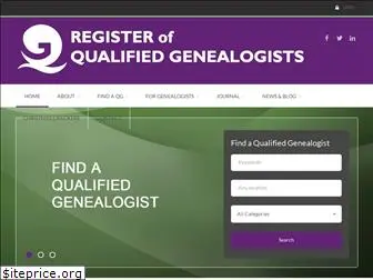 qualifiedgenealogists.org