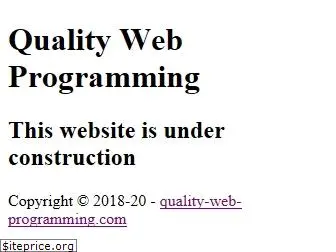 quality-web-programming.com