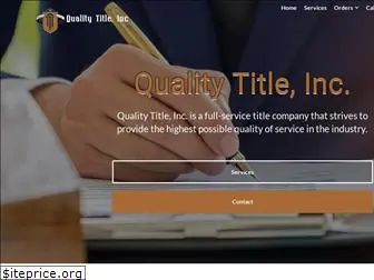 www.qualitytitlend.com