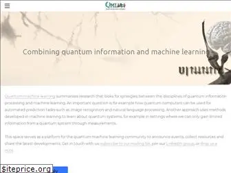 quantummachinelearning.org