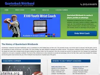 quarterbackwristband.com
