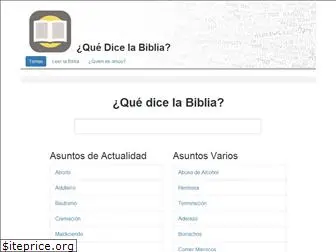 quedicelabiblia.io