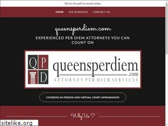 queensperdiem.com