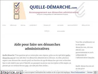 quelle-demarche.com