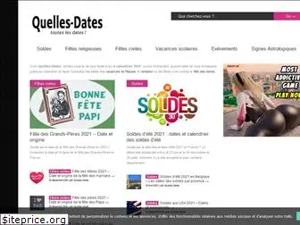 quelles-dates.fr