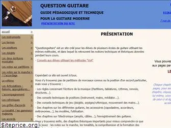 questionguitare.fr