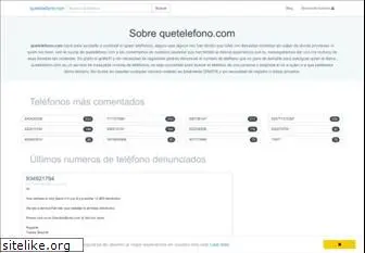 quetelefono.com