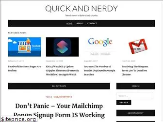 quickandnerdy.com