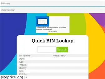 quickbinlookup.com