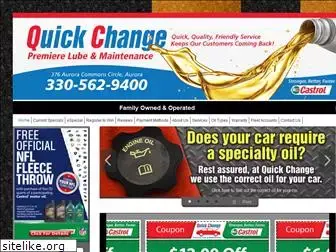 quickchangeoilaurora.com