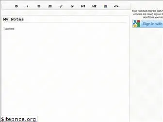 quicknotepad.com