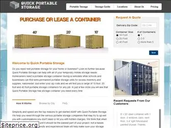 quickportablestorage.com