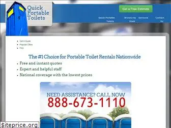 quickportabletoilets.net