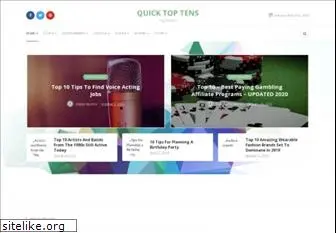 quicktoptens.com