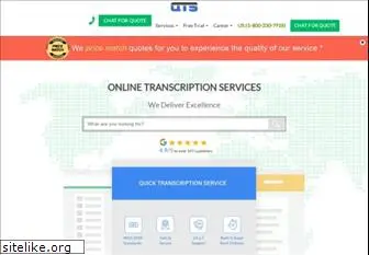 quicktranscriptionservice.com