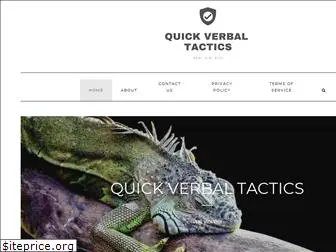quickverbaltactics.com