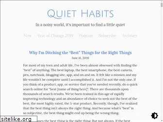 quiethabits.net