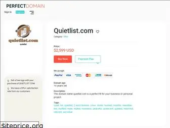 quietlist.com