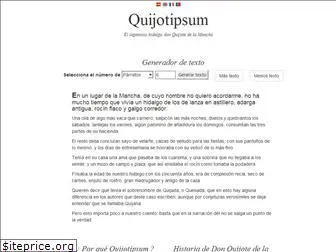 quijotipsum.es