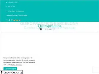 quiropracticaeixample.com