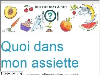 quoidansmonassiette.fr