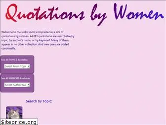 quotationsbywomen.com