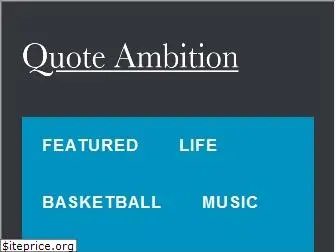 quoteambition.com